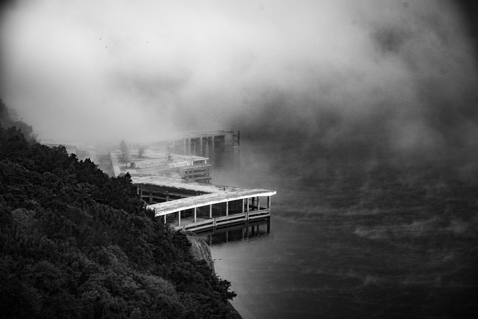 太平湖晨雾
