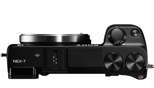 索尼NEX-7顶面