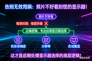 后期处理显示器的误区